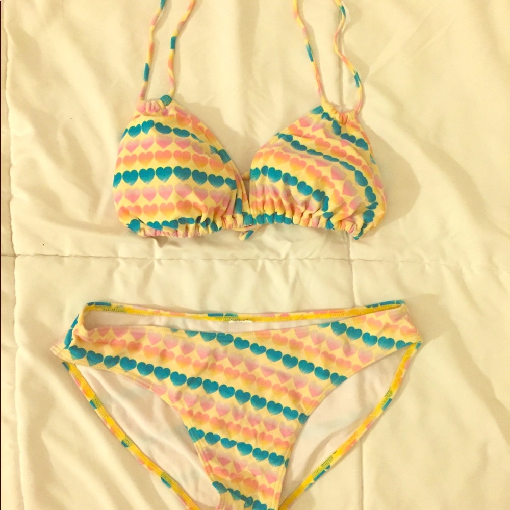 Heart string bikini